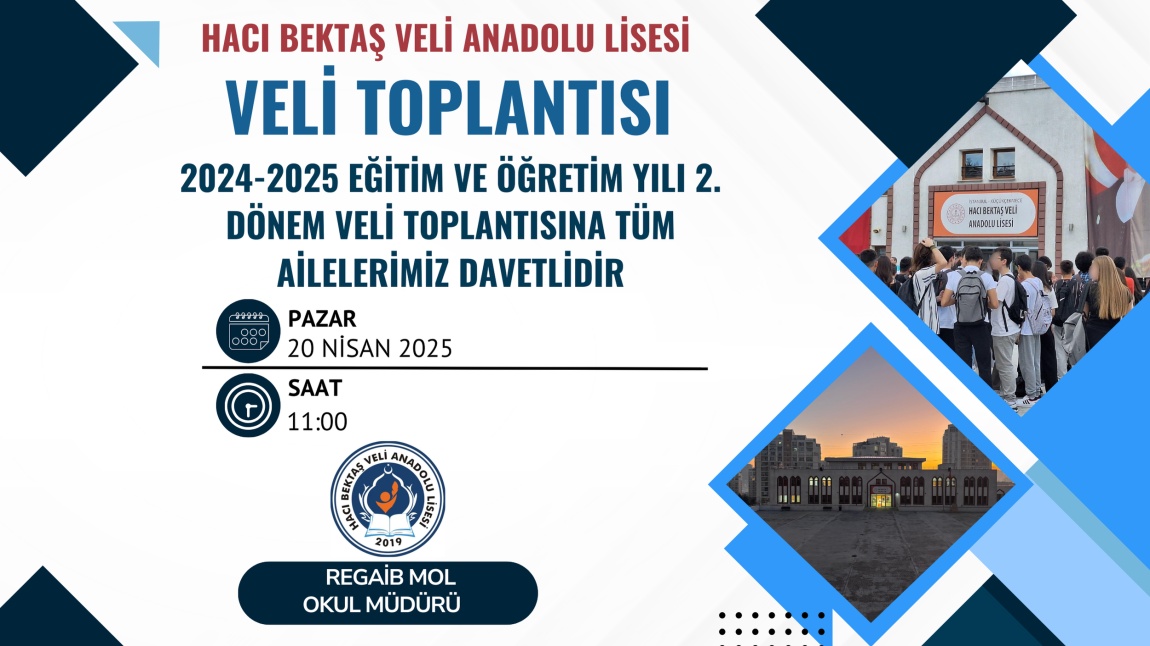 2024-2025 EĞİTİM ÖĞRETİM YILI 2. DÖNEM VELİ TOPLANTISI